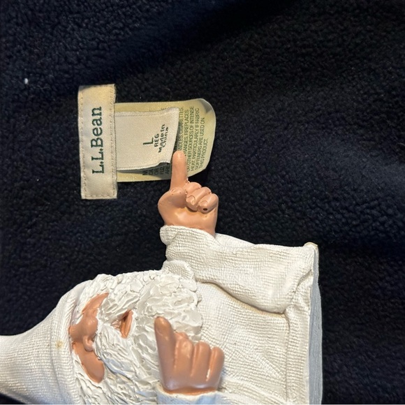 🍍L.L.BEAN FLEECE LINED, BUTTON UP 🍍FLANNEL🍍SIZE LARGE🍍 - Picture 3 of 3